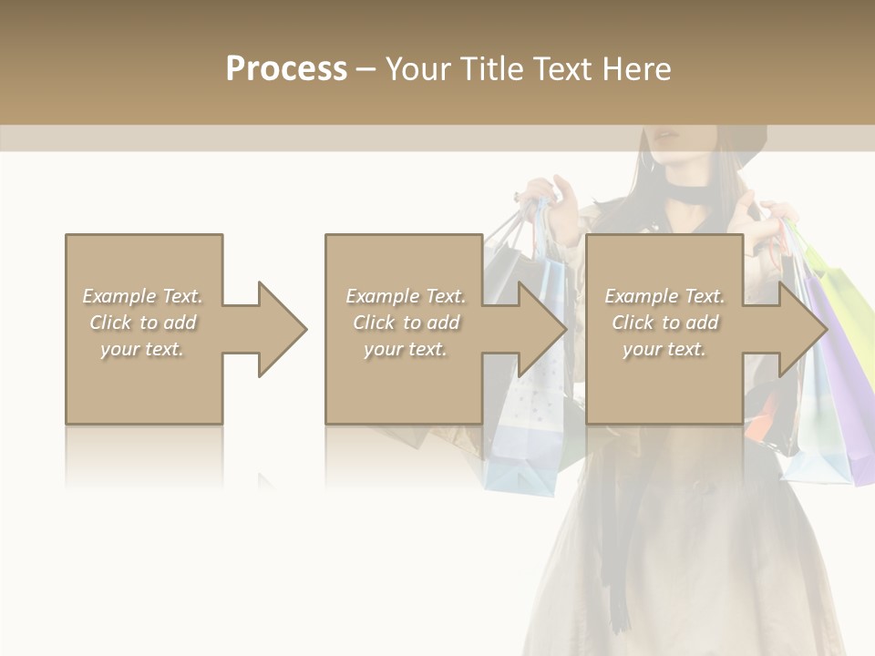 Surprise Lady Leisure PowerPoint Template