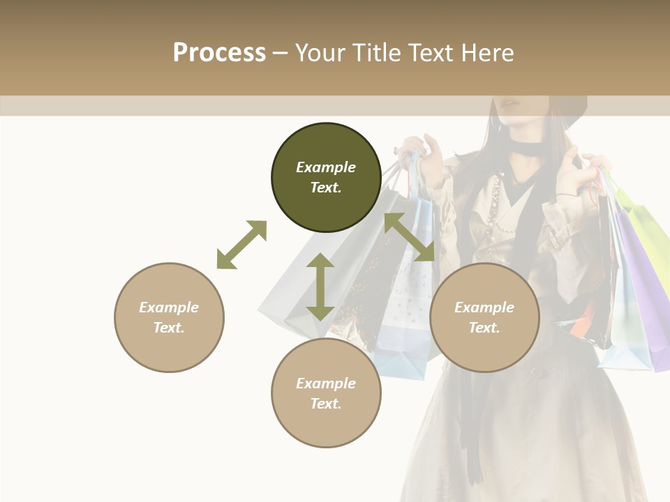 Surprise Lady Leisure PowerPoint Template