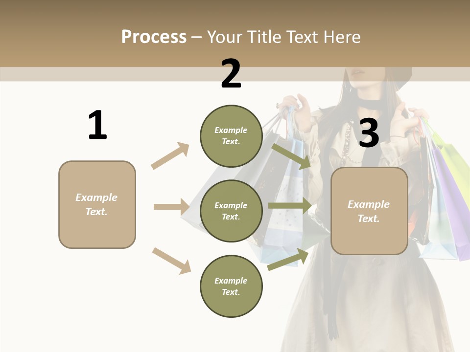 Surprise Lady Leisure PowerPoint Template