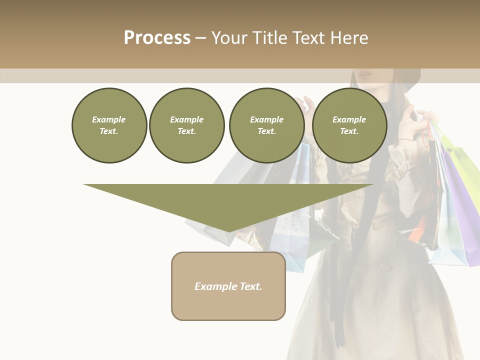 Surprise Lady Leisure PowerPoint Template