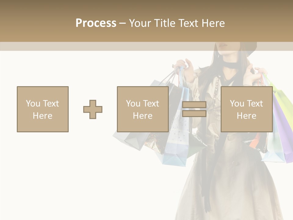 Surprise Lady Leisure PowerPoint Template