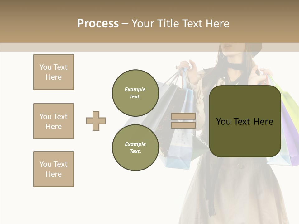 Surprise Lady Leisure PowerPoint Template