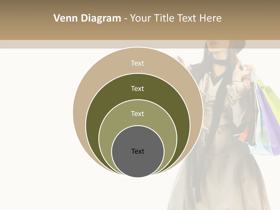 Surprise Lady Leisure PowerPoint Template