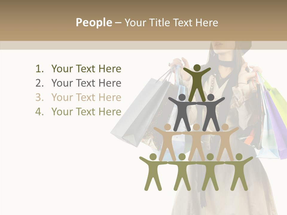 Surprise Lady Leisure PowerPoint Template