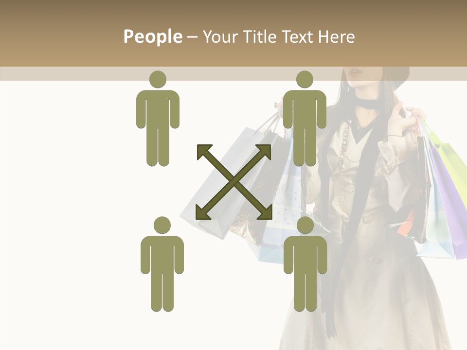 Surprise Lady Leisure PowerPoint Template