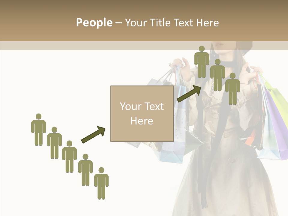 Surprise Lady Leisure PowerPoint Template