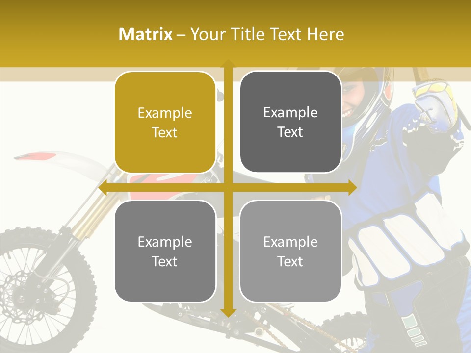 Scooter Bike Moto PowerPoint Template