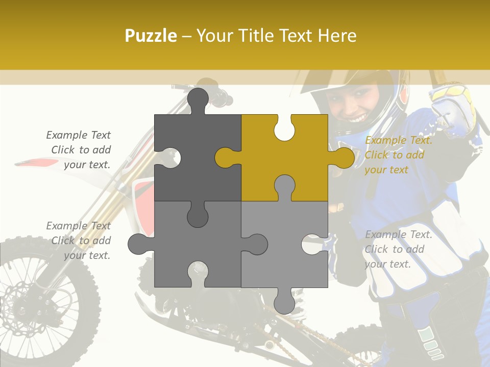 Scooter Bike Moto PowerPoint Template