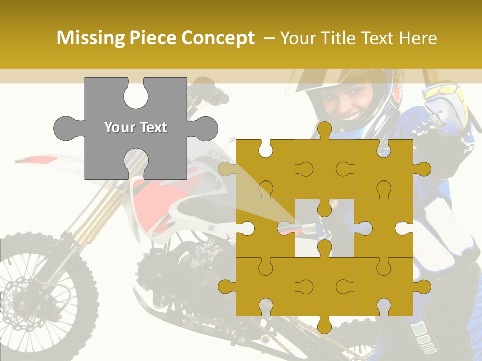 Scooter Bike Moto PowerPoint Template