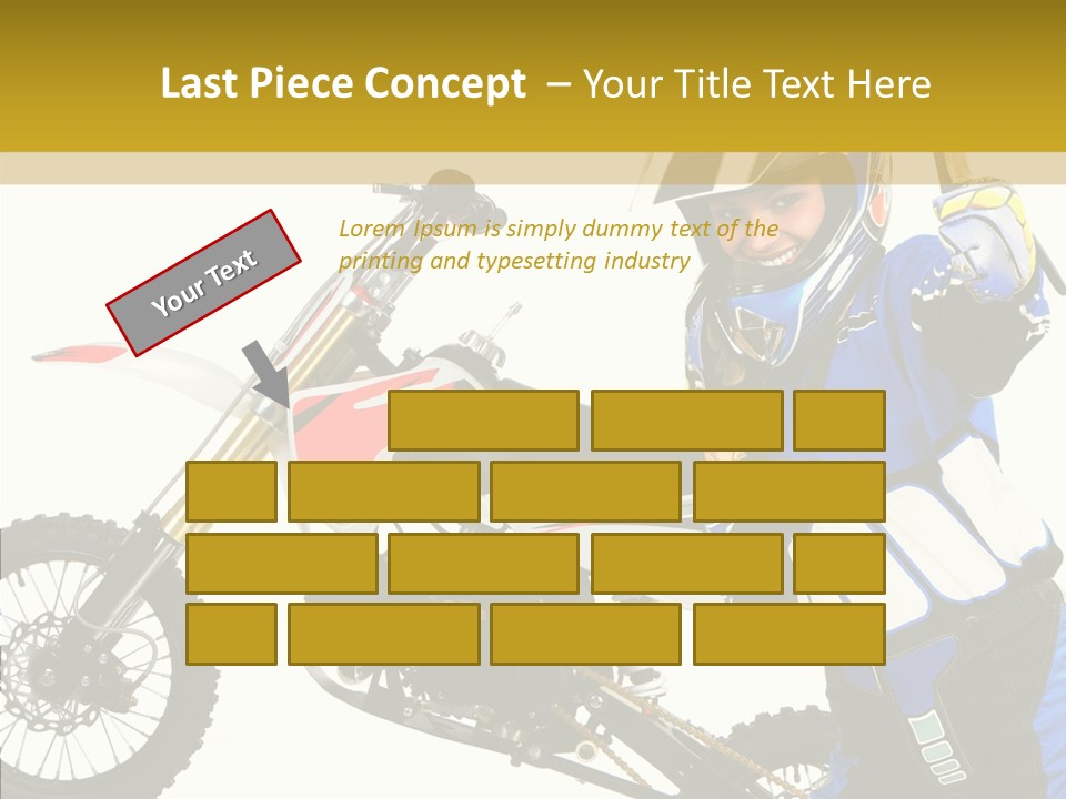 Scooter Bike Moto PowerPoint Template