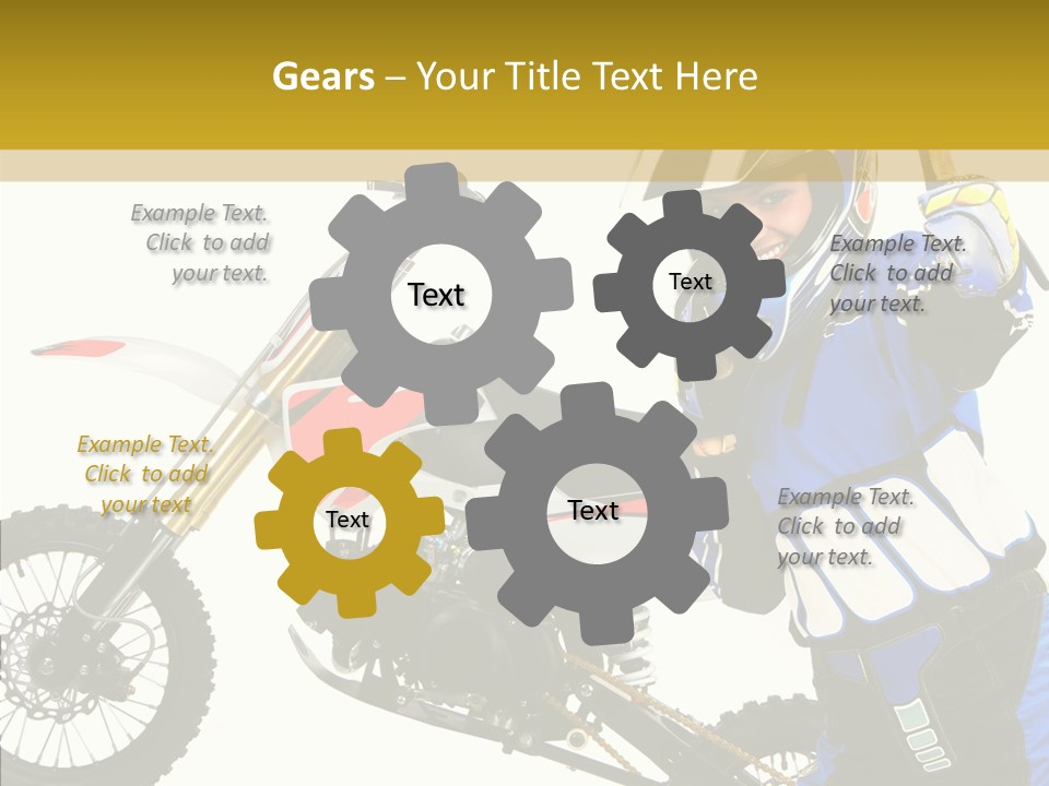Scooter Bike Moto PowerPoint Template