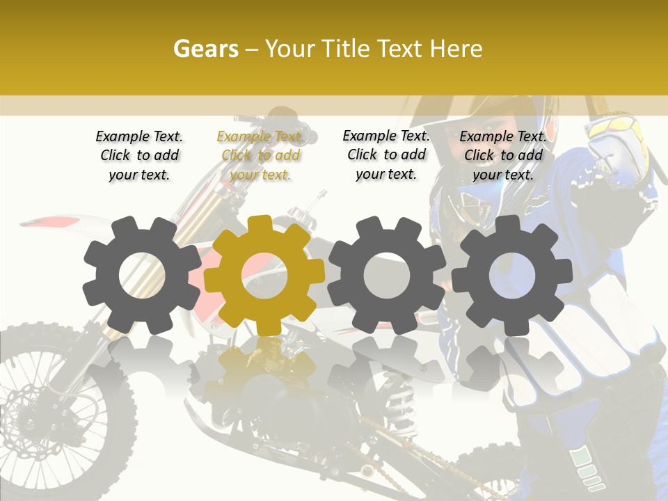 Scooter Bike Moto PowerPoint Template