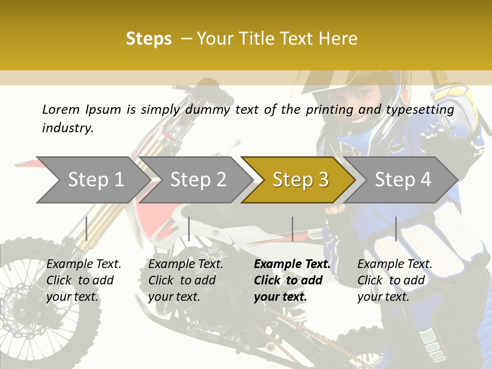 Scooter Bike Moto PowerPoint Template