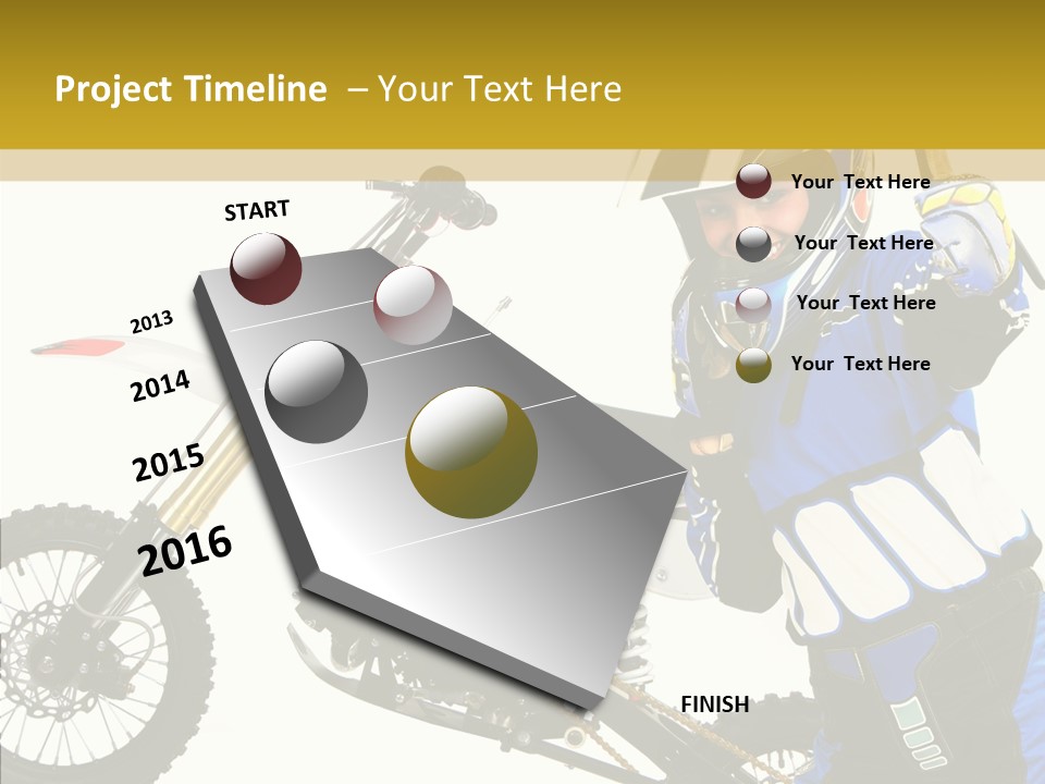 Scooter Bike Moto PowerPoint Template
