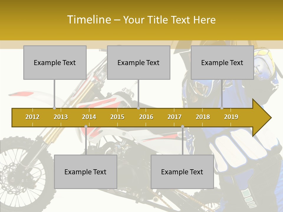 Scooter Bike Moto PowerPoint Template