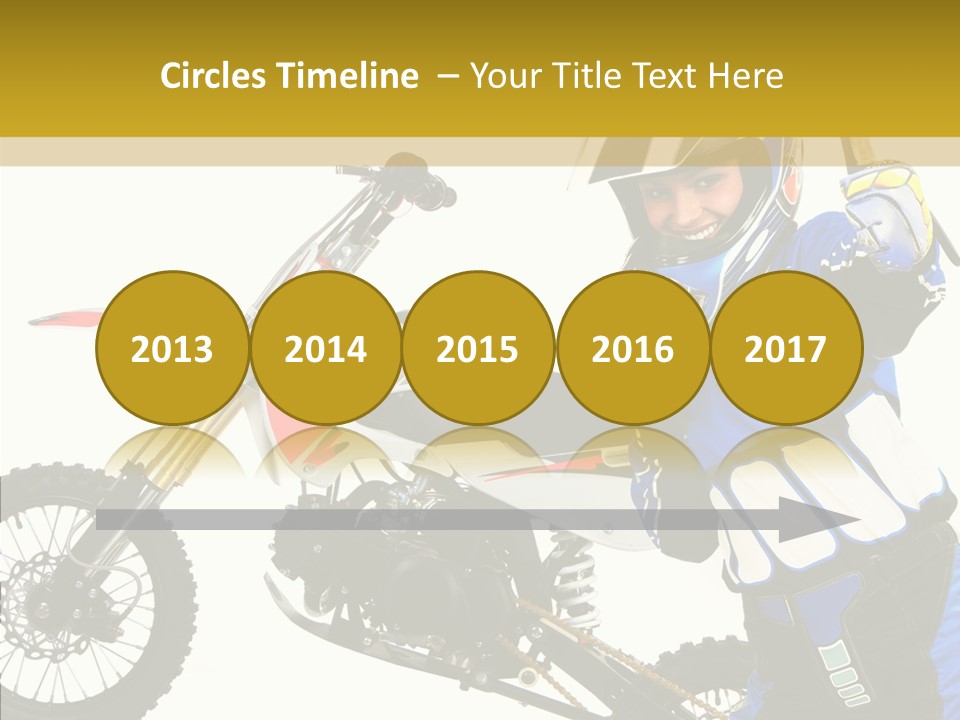 Scooter Bike Moto PowerPoint Template