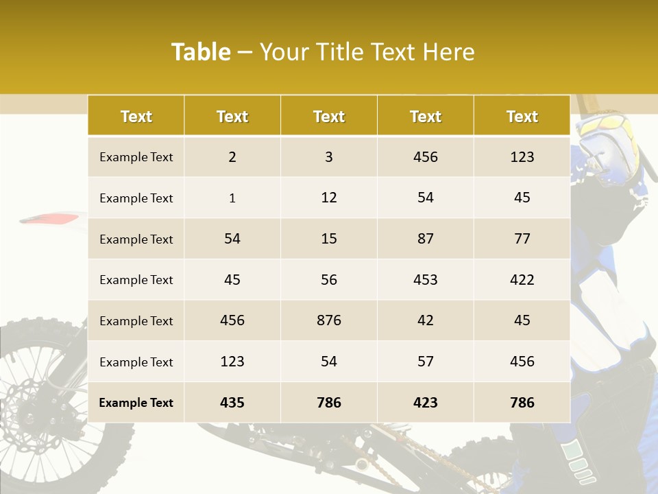 Scooter Bike Moto PowerPoint Template