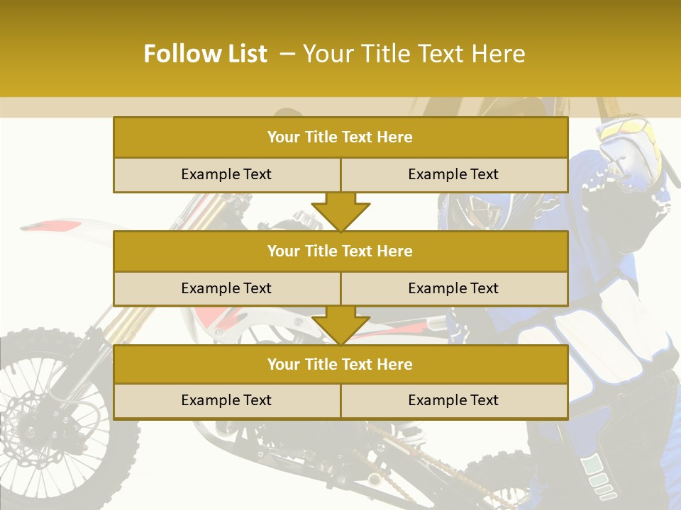 Scooter Bike Moto PowerPoint Template