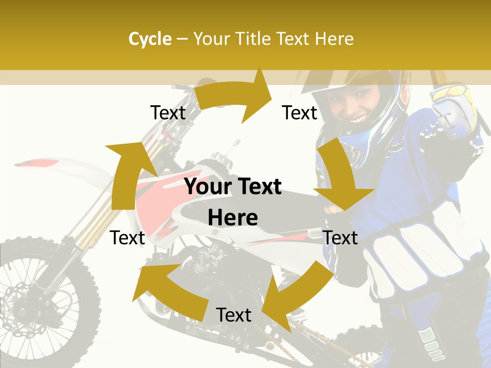 Scooter Bike Moto PowerPoint Template