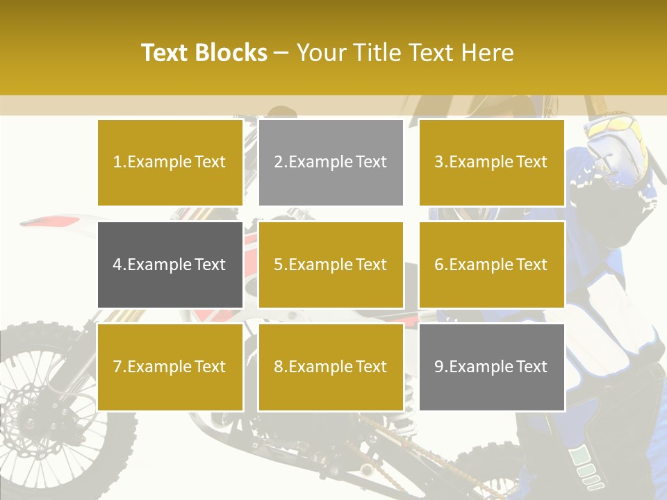 Scooter Bike Moto PowerPoint Template