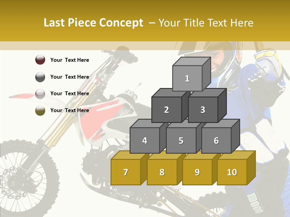 Scooter Bike Moto PowerPoint Template