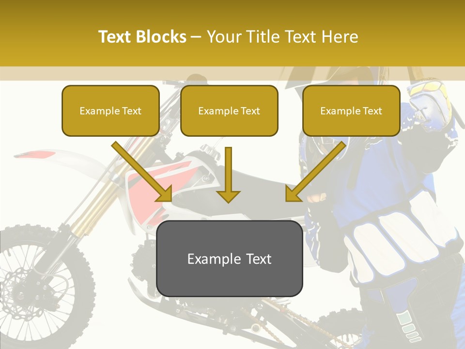 Scooter Bike Moto PowerPoint Template