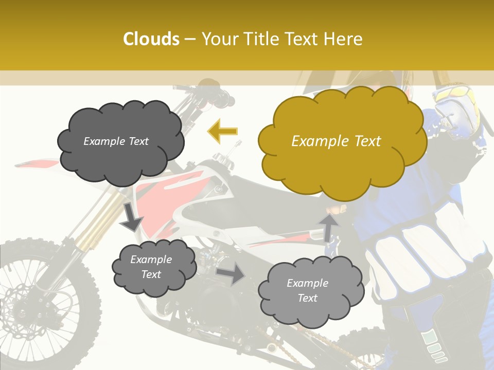 Scooter Bike Moto PowerPoint Template