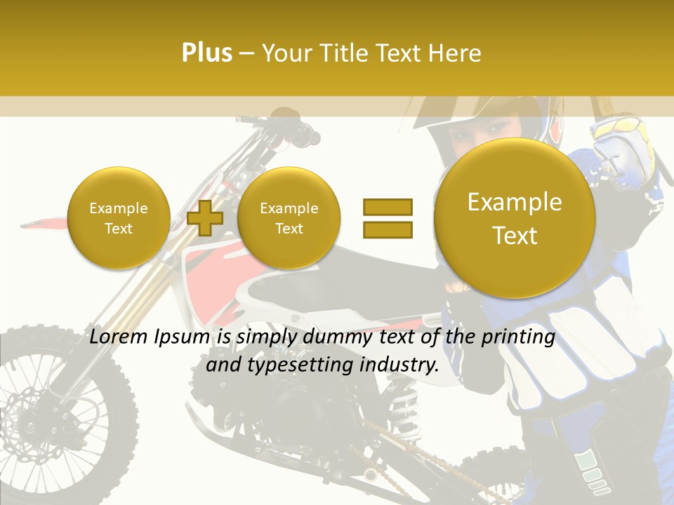Scooter Bike Moto PowerPoint Template