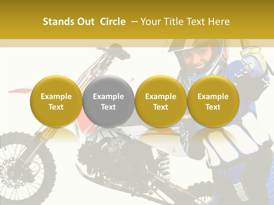 Scooter Bike Moto PowerPoint Template