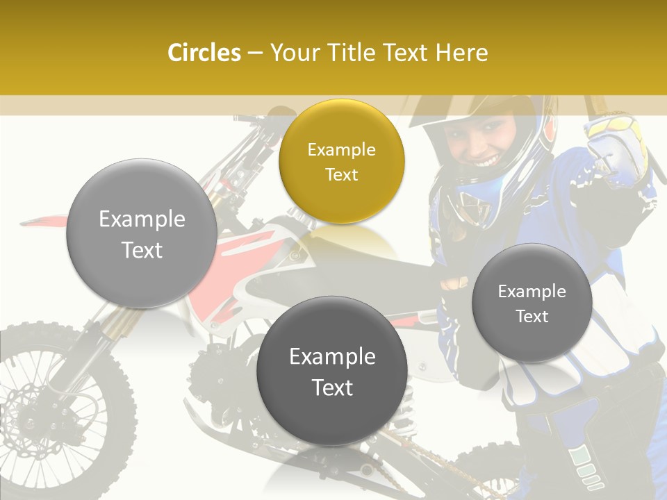 Scooter Bike Moto PowerPoint Template