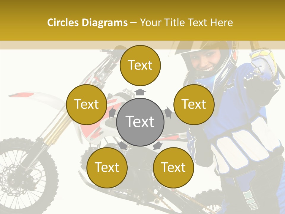 Scooter Bike Moto PowerPoint Template