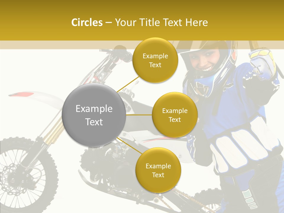 Scooter Bike Moto PowerPoint Template