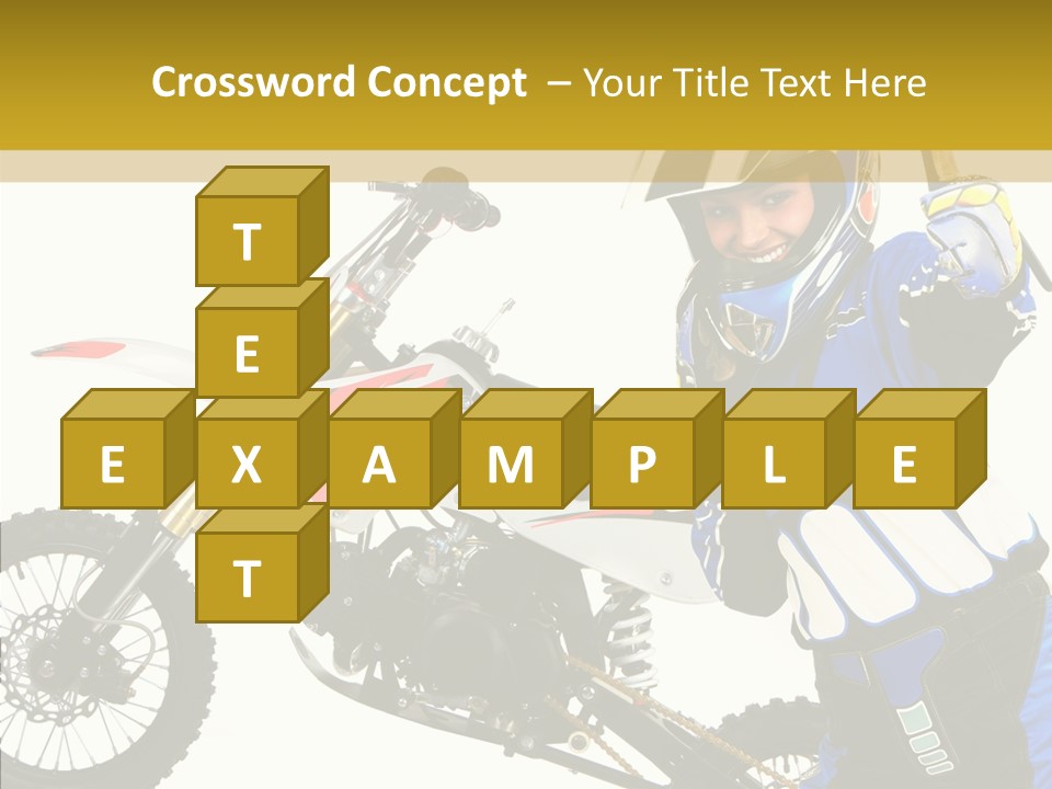 Scooter Bike Moto PowerPoint Template