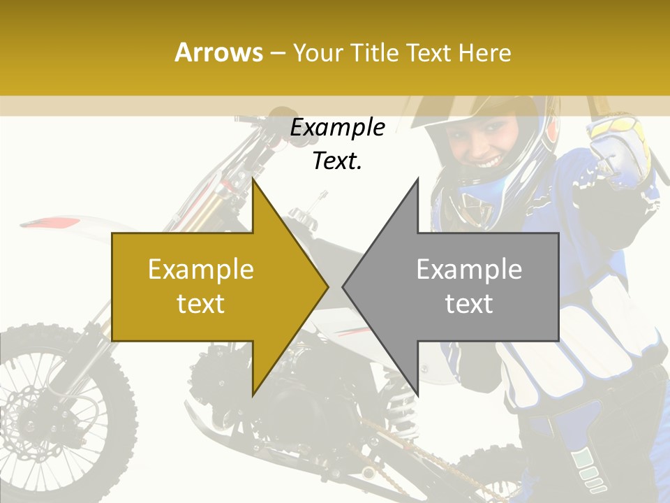 Scooter Bike Moto PowerPoint Template