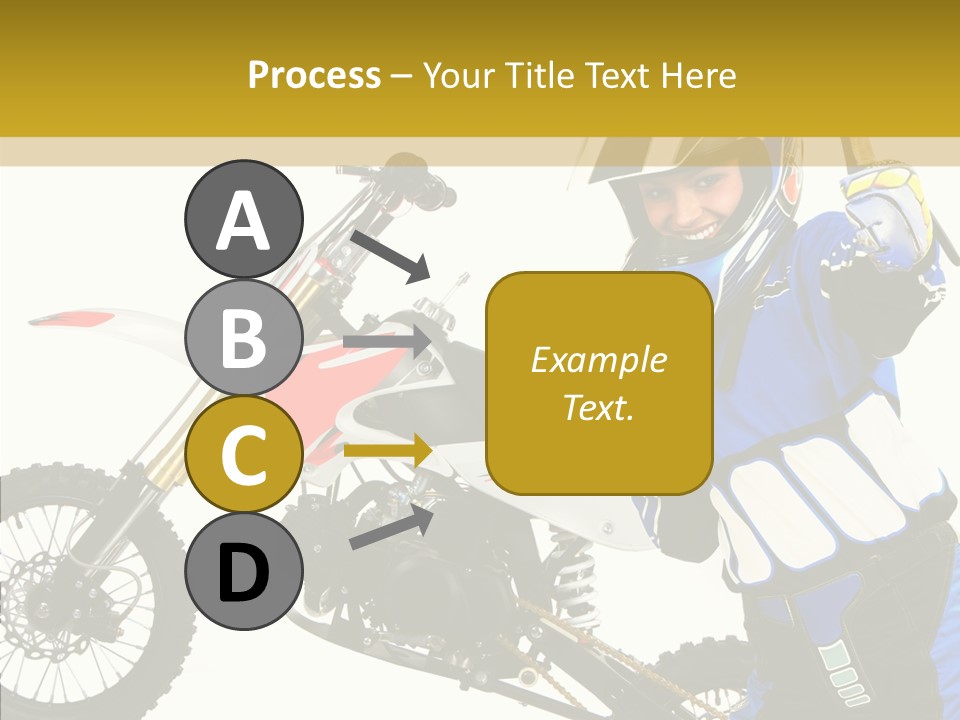 Scooter Bike Moto PowerPoint Template