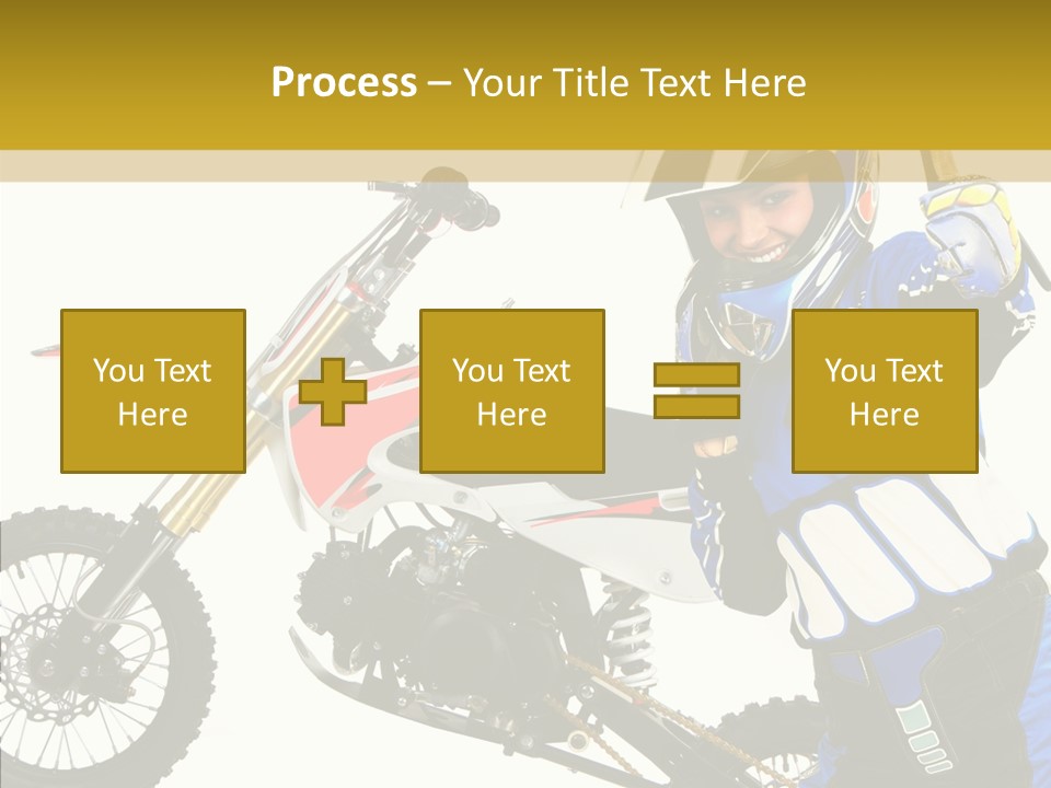 Scooter Bike Moto PowerPoint Template
