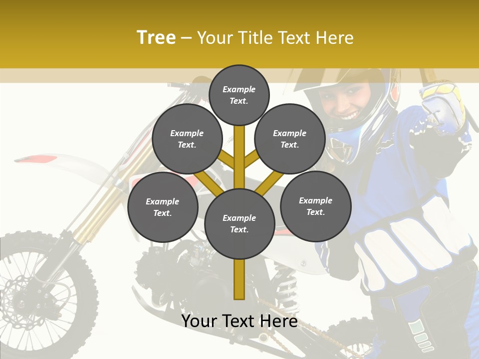 Scooter Bike Moto PowerPoint Template