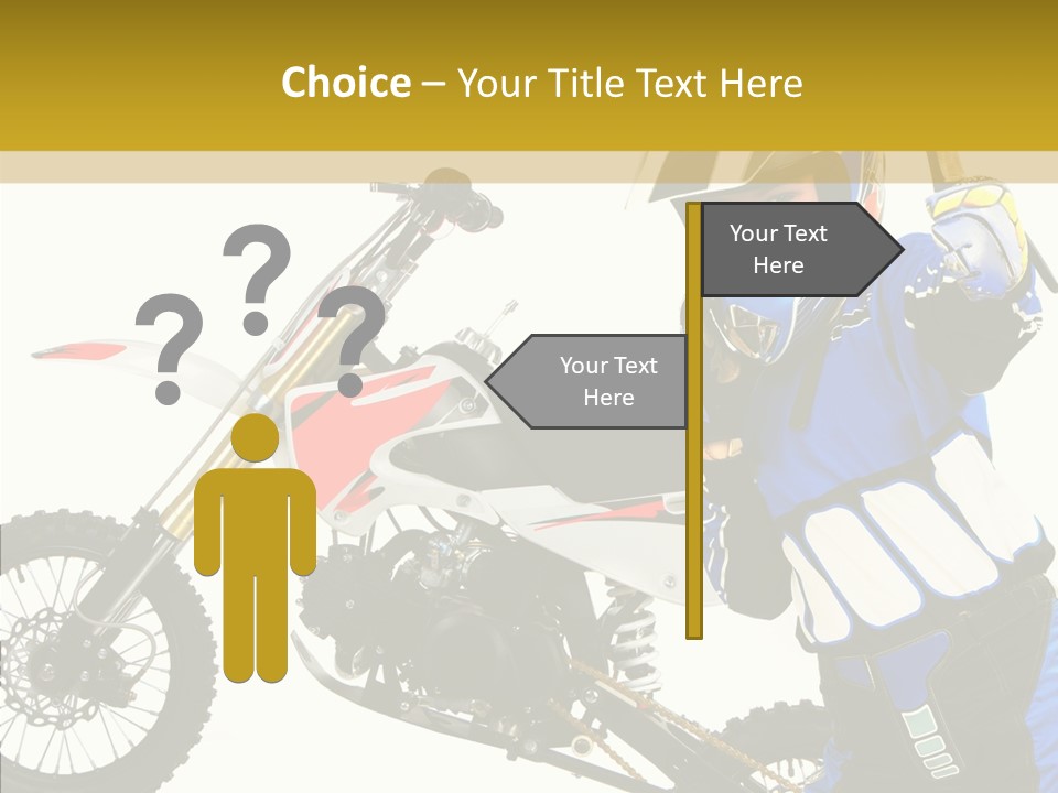 Scooter Bike Moto PowerPoint Template