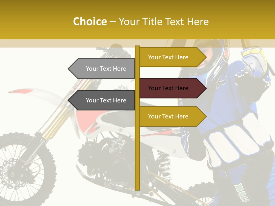 Scooter Bike Moto PowerPoint Template