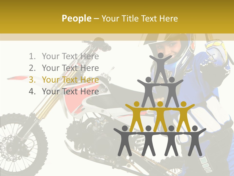 Scooter Bike Moto PowerPoint Template