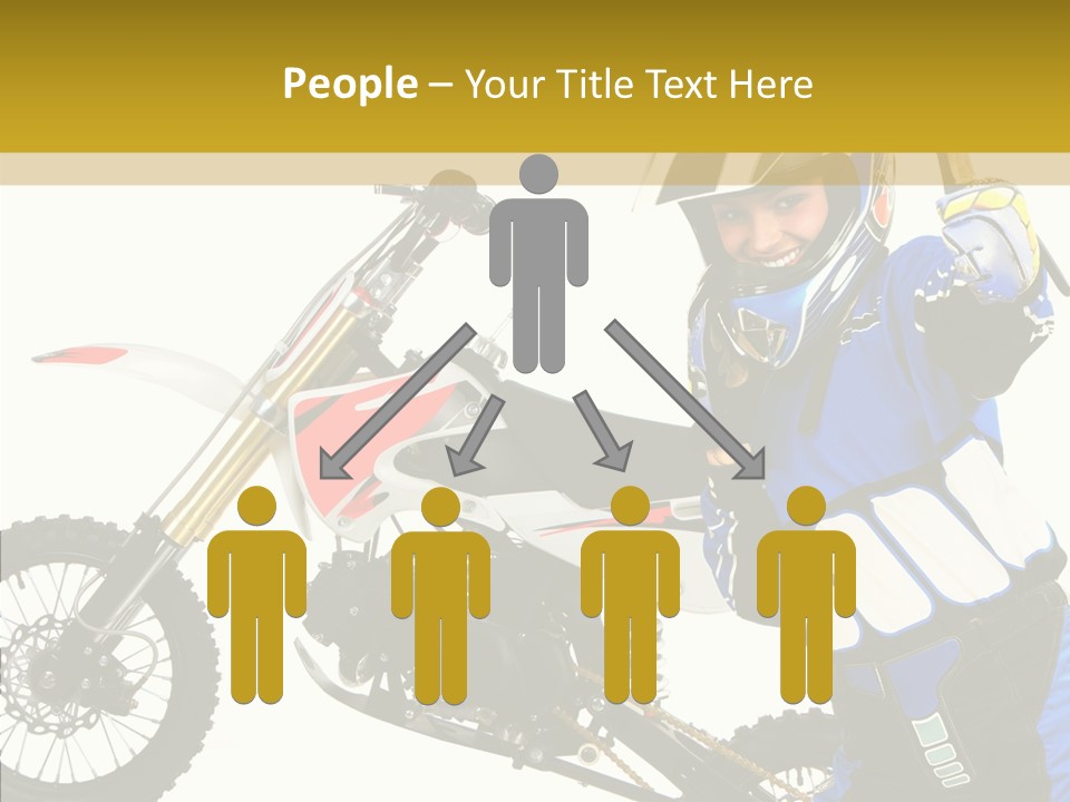 Scooter Bike Moto PowerPoint Template