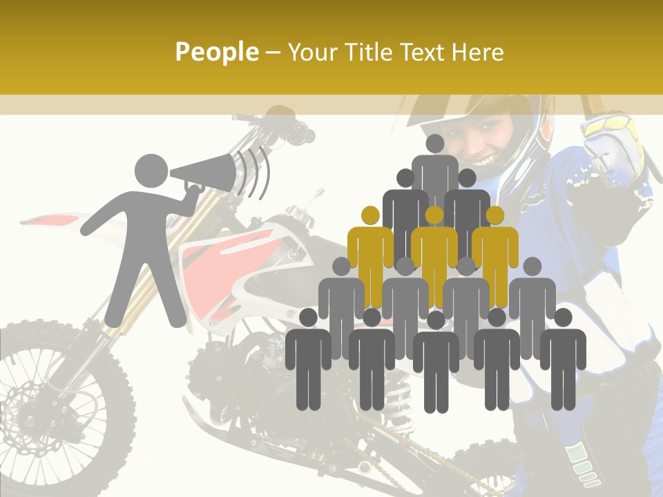 Scooter Bike Moto PowerPoint Template