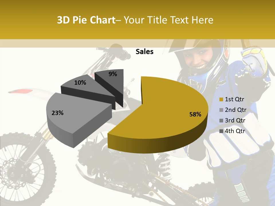 Scooter Bike Moto PowerPoint Template