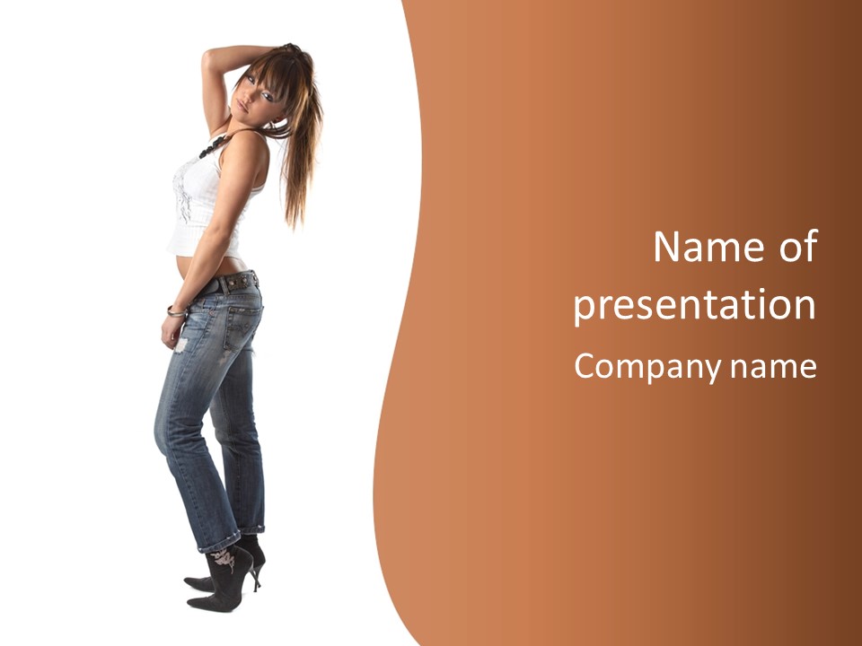 Makeup Skin Female PowerPoint Template