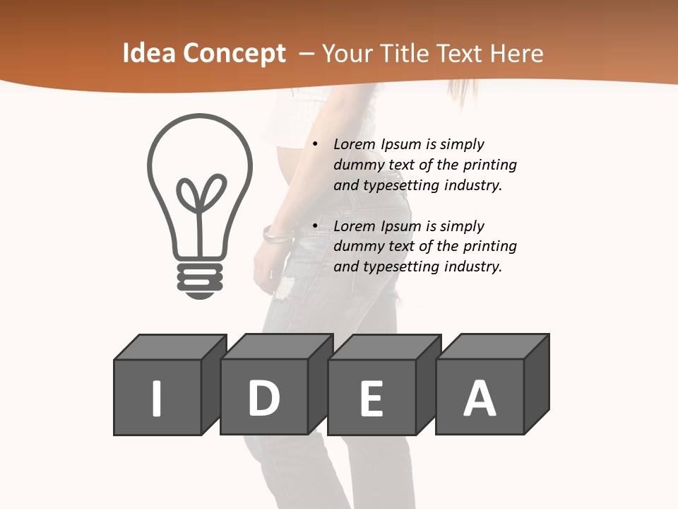 Makeup Skin Female PowerPoint Template