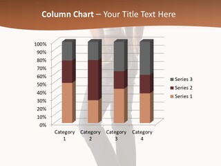 Female Distinctive Smile PowerPoint Template