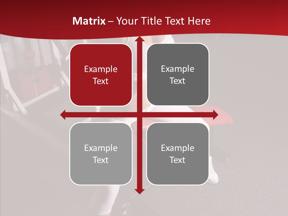 Figure Muscle Flex PowerPoint Template