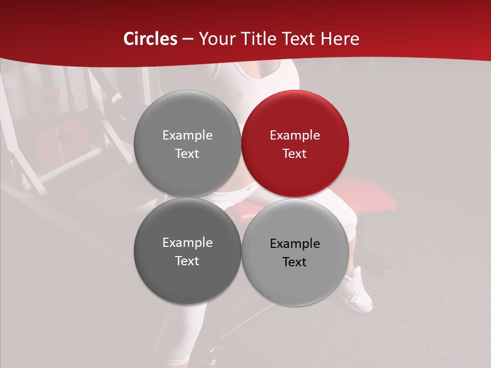 Figure Muscle Flex PowerPoint Template