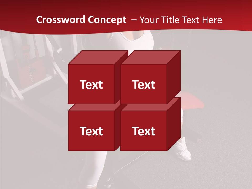 Figure Muscle Flex PowerPoint Template