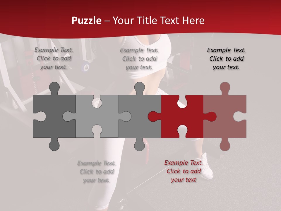 Figure Muscle Flex PowerPoint Template